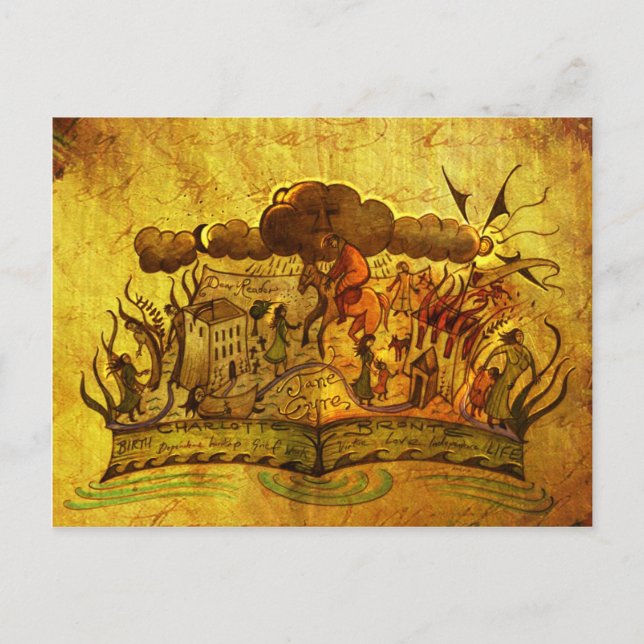 Carte postale du livre 'Jane Eyre' (Devant)