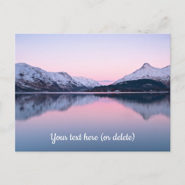 Carte postale du Loch Leven, Écosse (Devant)