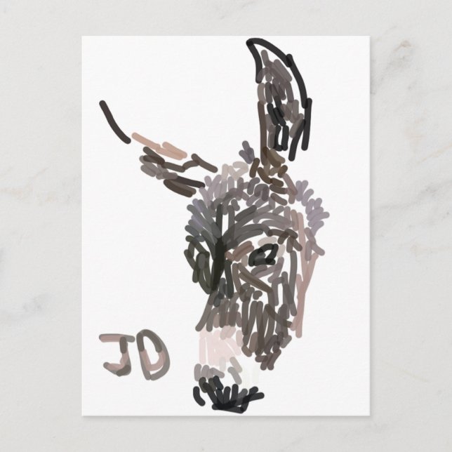 Carte postale du logo JustDonkeys (Devant)