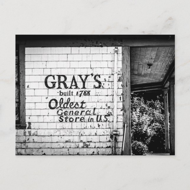 Carte postale du magasin général de Grey (Devant)