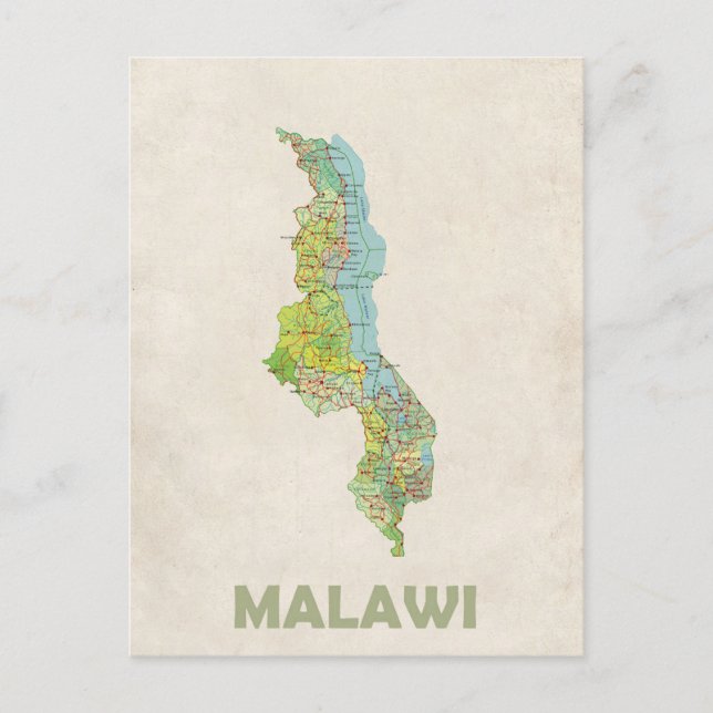 Carte postale du Malawi (Devant)