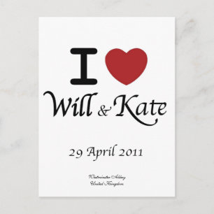 Carte postale du Mariage royal