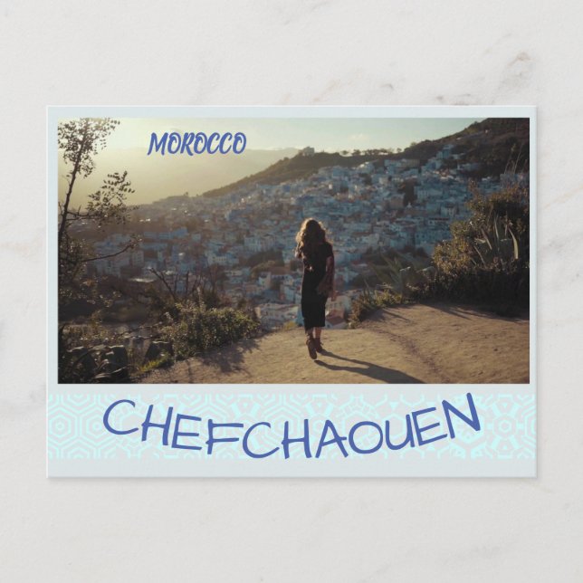 carte postale du maroc chefchaouen (Devant)