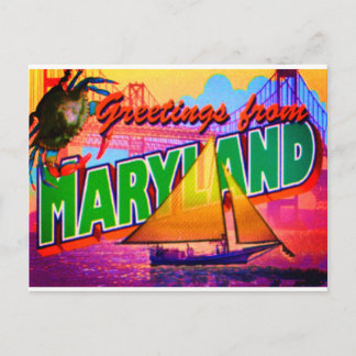 Carte postale du Maryland