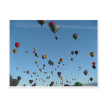 Carte postale du matin du ballon