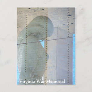 Carte postale du Mémorial de la Guerre de Virginie