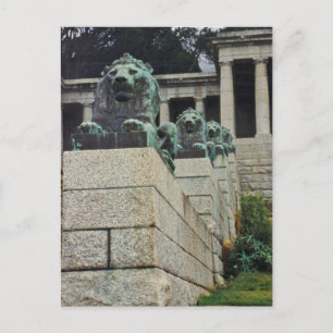 Carte postale du mémorial de Rhodes