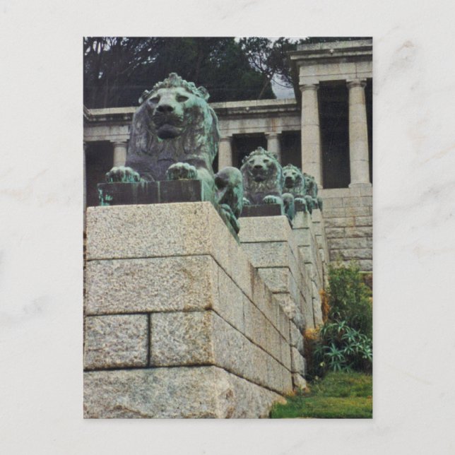 Carte postale du mémorial de Rhodes (Devant)