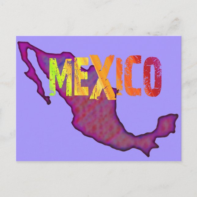 Carte postale du Mexique (Devant)