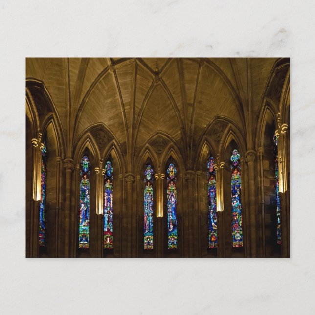 carte postale du monastère médiéval (Devant)