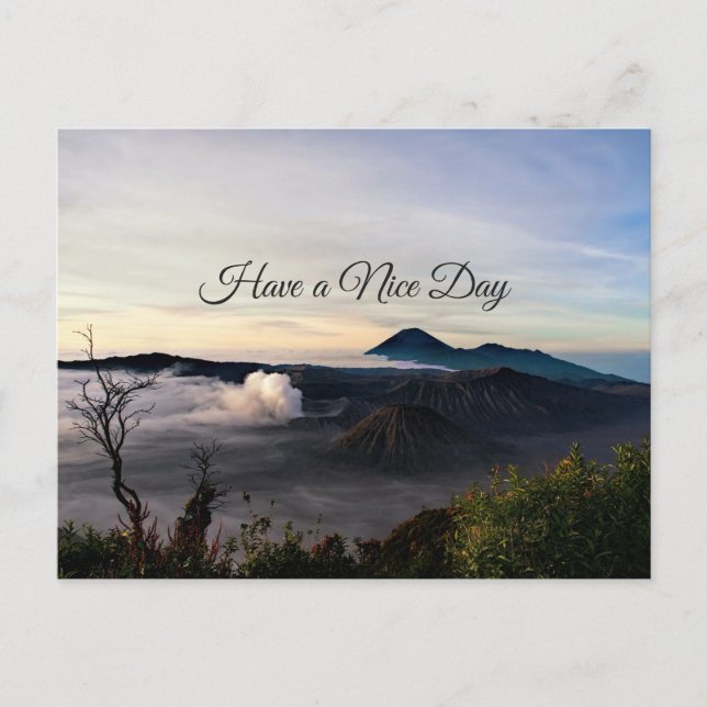 Carte postale du Mont Bromo Indonésie (Devant)