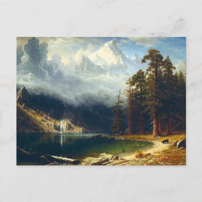Carte postale du Mont Corcoran de Bierstadt (Devant)