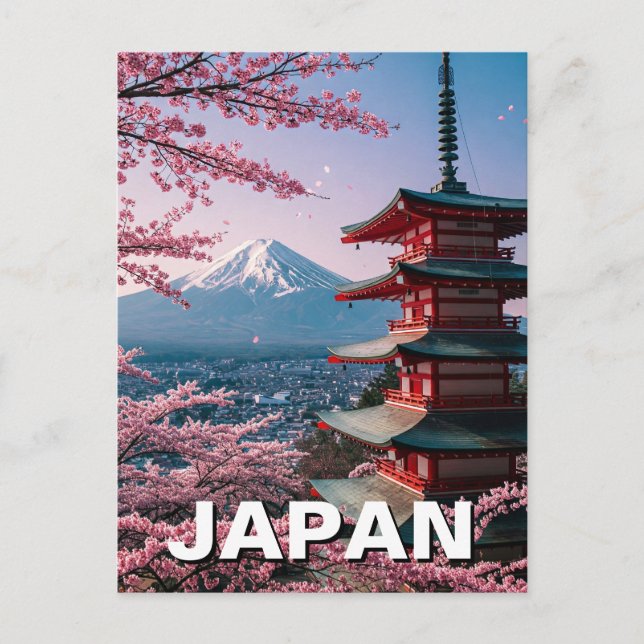 Carte postale du Mont Fuji Fujisan (Devant)