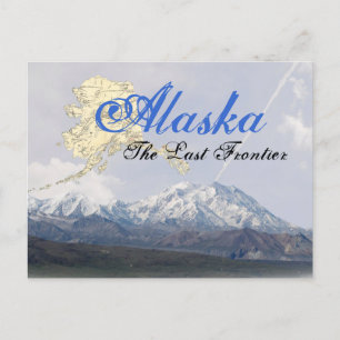 Carte postale du mont McKinley de l'Alaska
