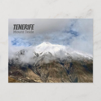 Carte postale du mont Teide de Tenerife !