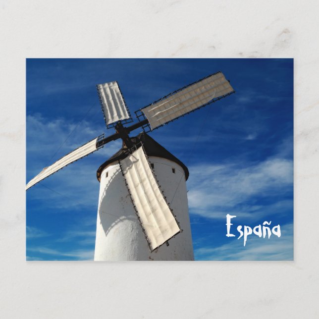 Carte postale du moulin espagnol (Devant)