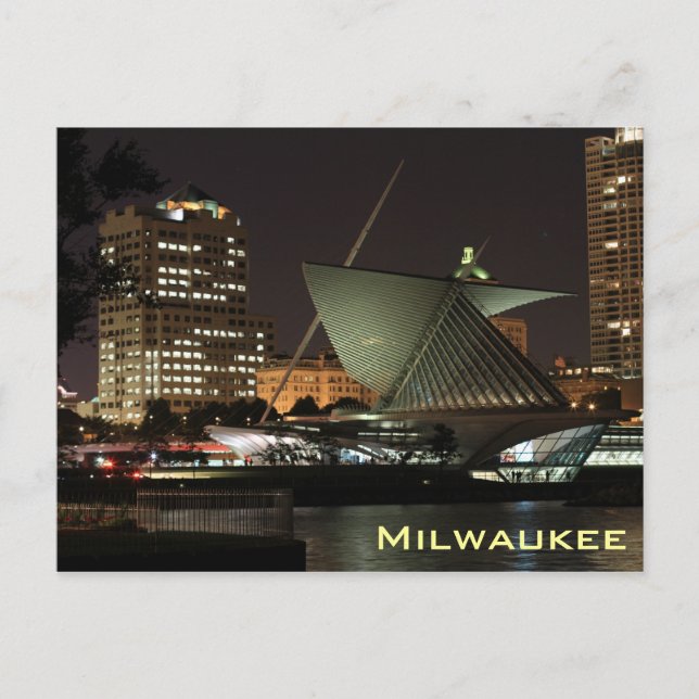 Carte postale du musée d'art de Milwaukee (Devant)