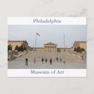 Carte postale du Musée d'Art de Philadelphie