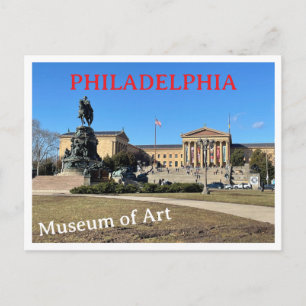 Carte postale du musée d'Art de Philadelphie