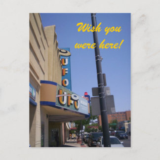 Carte postale du musée Roswell UFO