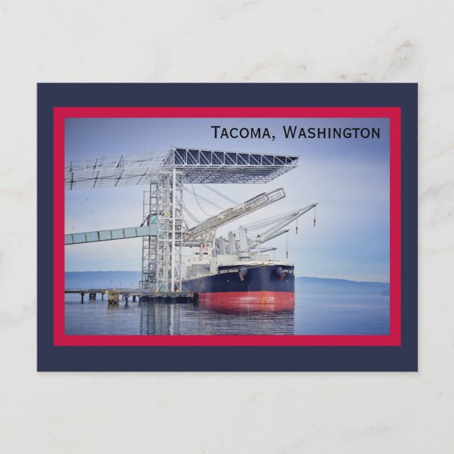 Carte postale du navire nautique Tacoma Washington (Devant)