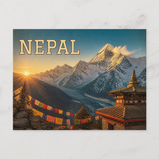Carte postale du Népal