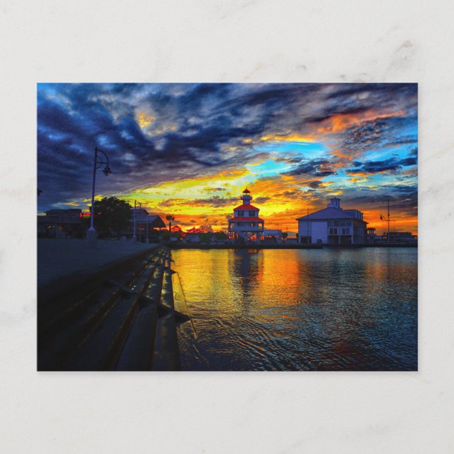 Carte postale du nouveau phare du bassin (Devant)