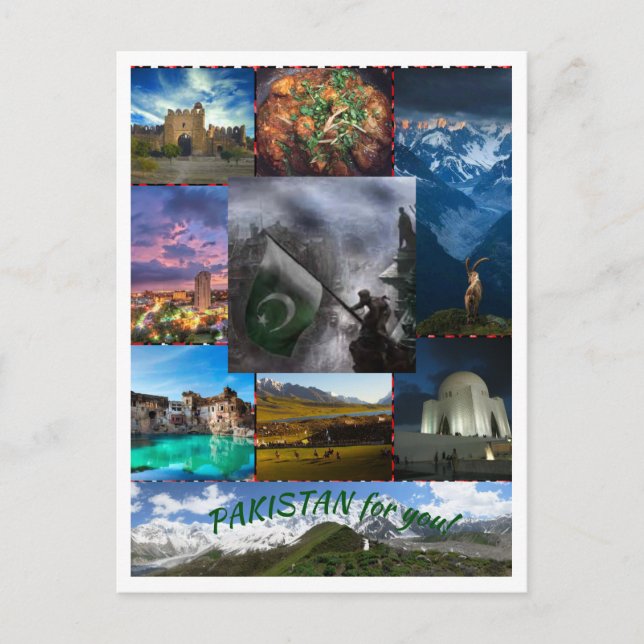 Carte postale du Pakistan (Devant)