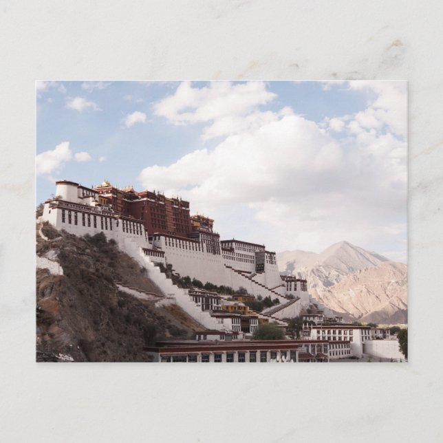 Carte postale du Palais du Potala Tibet (Devant)