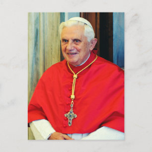 Carte postale du pape allemand Benoît
