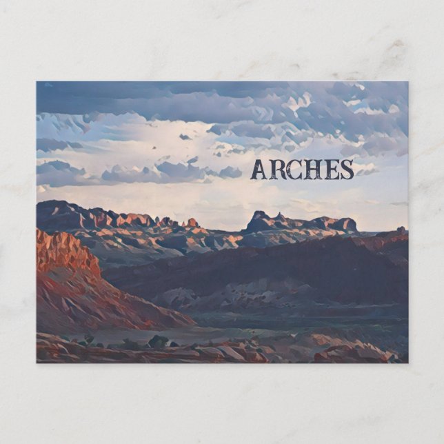 Carte postale du parc national Arches (Devant)
