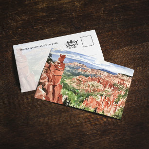 Carte postale du parc national Bryce Canyon