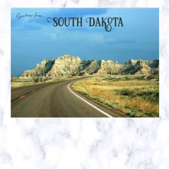 Carte postale du parc national de Badlands, Dakota (Créateur téléchargé)