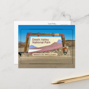 Carte postale du parc national de Death Valley