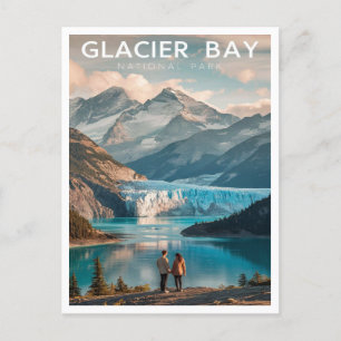 Carte postale du parc national de Glacier Bay