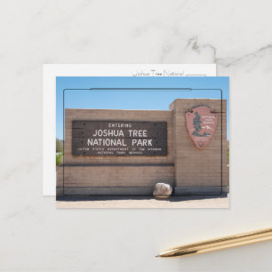 Carte postale du parc national de Joshua Tree