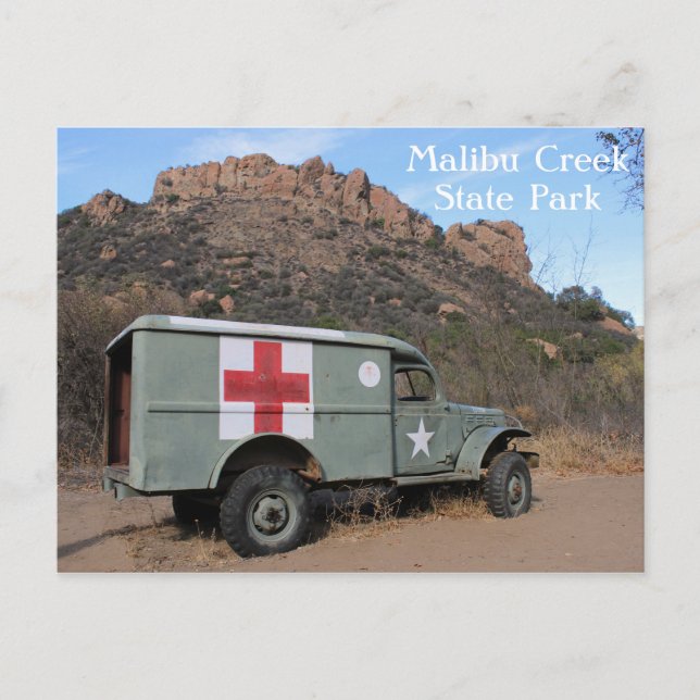 Carte postale du parc national de Malibu Creek ! (Devant)