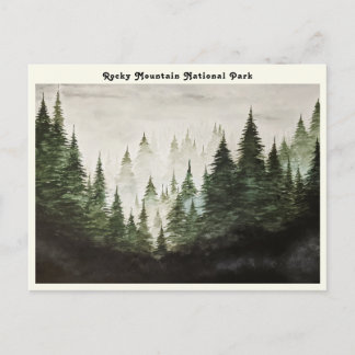 Carte postale du parc national de Rocky Mountain
