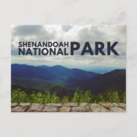 Carte postale du parc national de Shenandoah