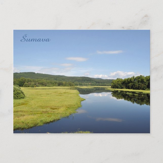 Carte postale du parc national de Sumava (Devant)