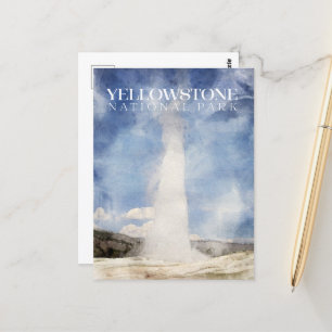 Carte postale du parc national de Yellowstone