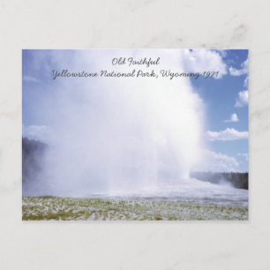 Carte postale du parc national de Yellowstone