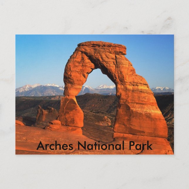 Carte postale du Parc national des Arches (Devant)