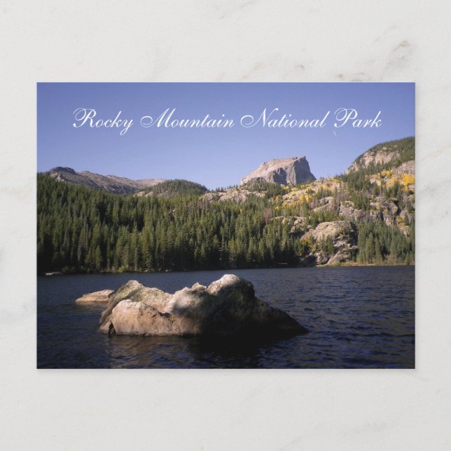 Carte postale du parc national des Rocheuses (Devant)