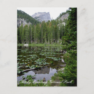 Carte postale du parc national des Rocheuses