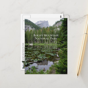 Carte postale du parc national des Rocheuses