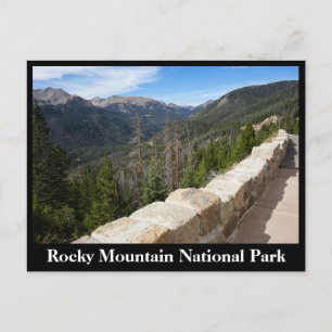 Carte postale du parc national des Rocheuses