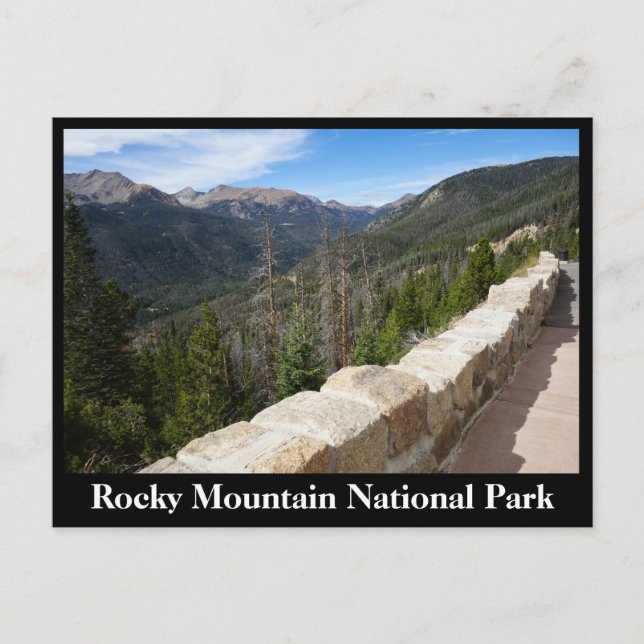 Carte postale du parc national des Rocheuses (Devant)