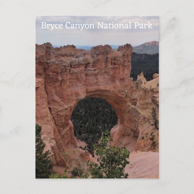 Carte postale du parc national du Bryce Canyon (Devant)