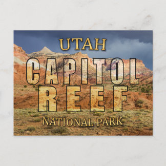 Carte postale du parc national du Capitol Reef